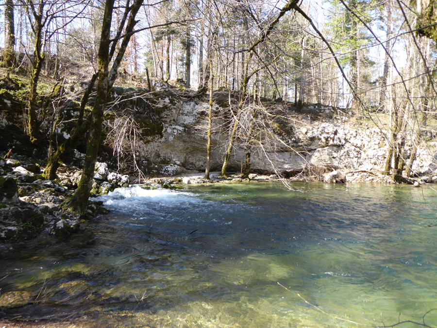 Bruhajoča voda pritoka