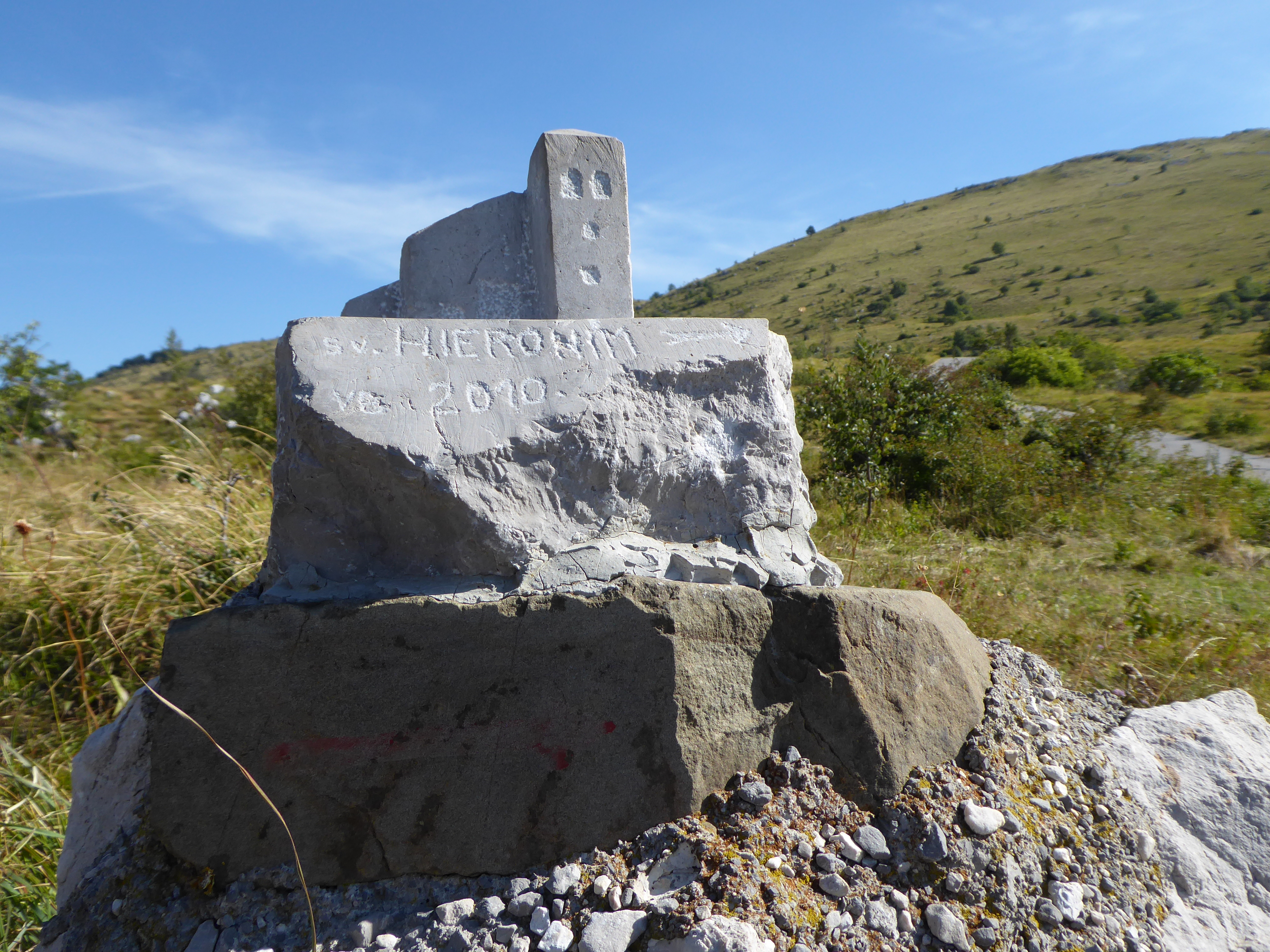 Maketa cerkvice Sv. Heronima